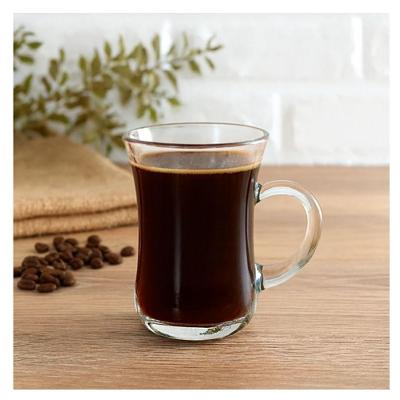 Caneca de Vidro para Café Caneca Vidro Café Nespresso Dolce Gusto 150ML Transparente GMB
