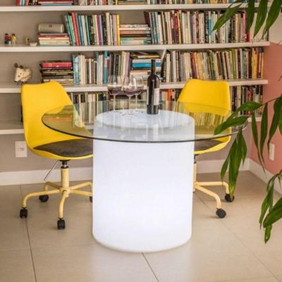 Coluna de Iluminação para Mesa Coluna Led Everywhere para Mesa Tpc com Controle Remoto Bivolt Branco