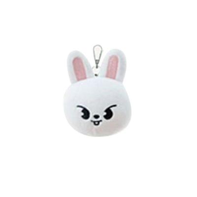 Chaveiro de Pelúcia Skzoo Plush Stray Kids Doll Toy Idol Macio para Fãs Leebit Rosa OEM