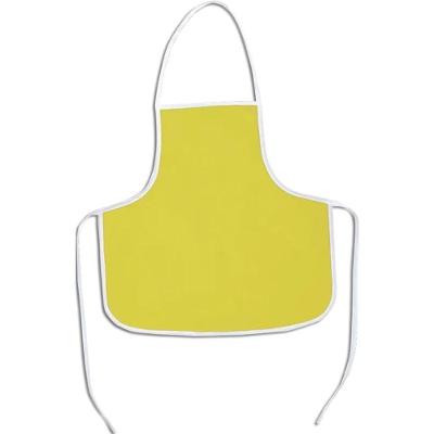 Avental Escolar Infantil Acp Amarelo em PVC Laminado com Viés 41x46 1