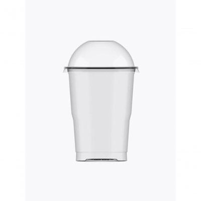 Copo Descartável Crystal Bello 250 com Tampa Bolha 250ML Transparente Caixa com 100 Unidades