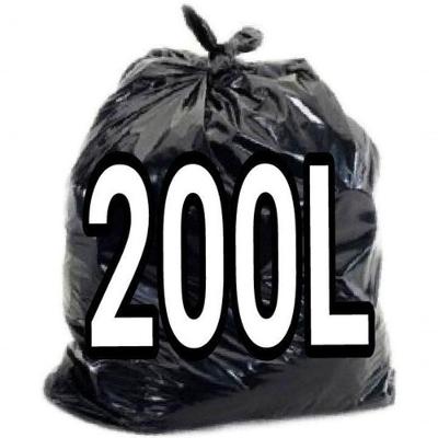 Saco para Lixo 200 Litros Intermediário Preto Pacote com 100 Unidades Higipack