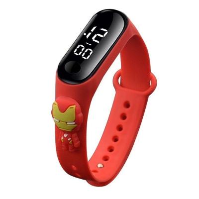 Relógio Infantil para Crianças dos Desenhos Animados Digital Esportes de Pulso Pulseira Silicone