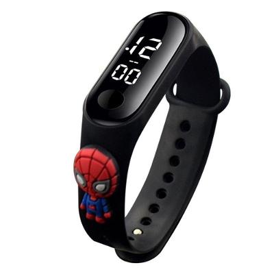 Relógio Infantil Spiderman Pikachu Digital Esportivo com Pulseira Silicone à Prova D’água LED OEM