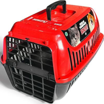 Caixa de Transporte para Pets OEM Nº2 para Gatos e Cães em Polipropileno Vermelho 1 Unidade