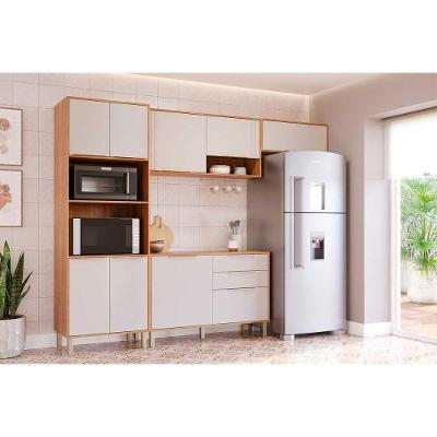 Cozinha Áurea 9 Portas 2 Gavetas Off White Cinamomo