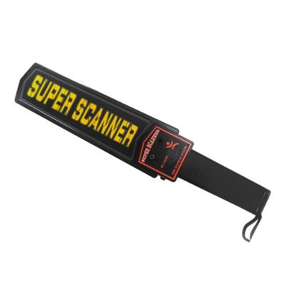 Bastão Detector de Metais Portátil MD 3003B1 Super Scanner Alta Sensibilidade e Alerta Sonoro Preto