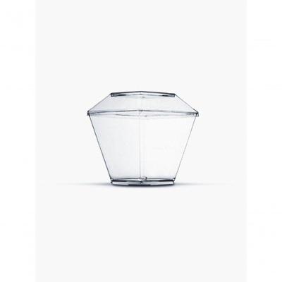 Copo Descartável com Tampa Pic 151 C 150ML Caixa com 400 Unidades Prata Preto Higipack