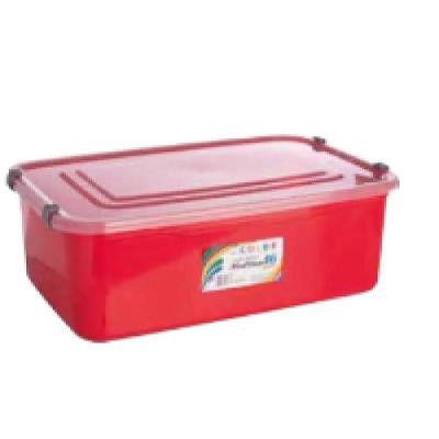 Caixa Organizadora 7010 Multiuso 30L para Brinquedos Roupas e Sapatos Vermelho Multicoisa da Paju