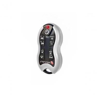 Controle Remoto Stetsom SX2 para Áudio e Vídeo com 16 Funções RF Longo Alcance Até 500m Branco
