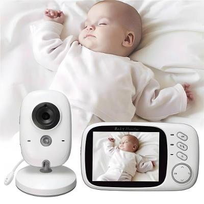 Babá Eletrônica Alex com Monitor LCD 3.2 Visão Noturna e Sensor de Temperatura OEM