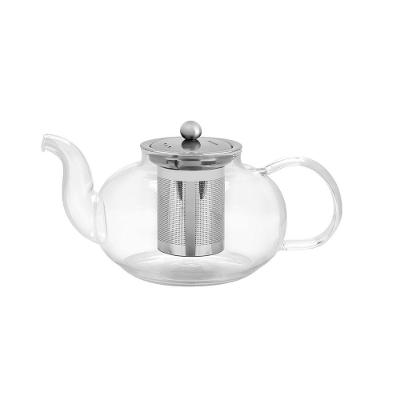 Bule para Chá Tramontina em Vidro Borossilicato e Aço Inox com Infusor Transparente para Bebidas