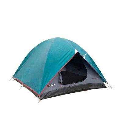 Barraca Iglu para Camping Verde 4 Pessoas com Piso Térmico Impermeável Nautika