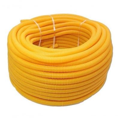 Conduíte Corrugado Dinoplast 5-8 Polegada 50M Eletroduto Flexível 100% Reciclado Amarelo Higipack