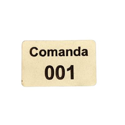 Comanda para Bar e Restaurante Trovarelli Móveis C- 10 em MDF 3MM Kit 10 Unidades Ecológicas Branco