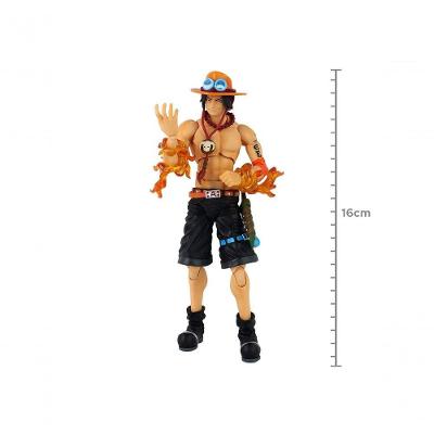 Action Figure de Coleção Megahouse Variable Action Heroes Portgas D. Ace Articulada de 16 cm