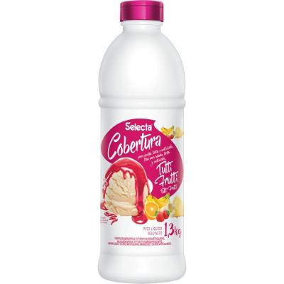 Cobertura para Sorvete e Sobremesas Tutti-frutti Concentrada 1,3KG Selecta