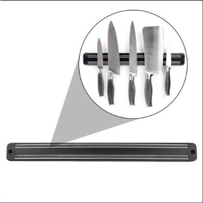 Barra Magnética Onyx 50cm para Facas e Ferramentas em Plástico Metal e Ímã Magnético Preto OEM