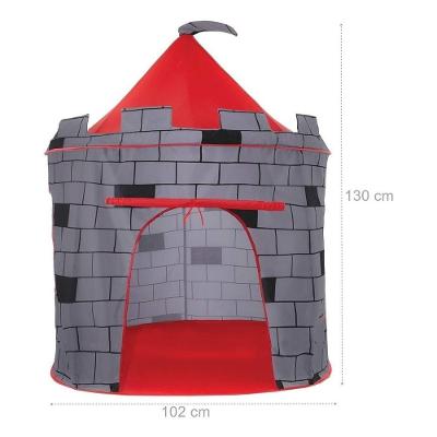 Barraca Infantil Barraca Castelo Infantil Dobrável com Sacola para Guardar Cinza OEM