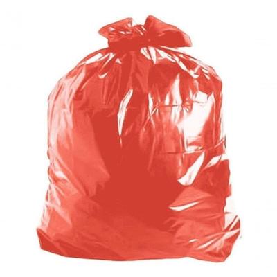 Saco para Lixo Saco Vermelho para Lixo 20 Litros Coleta Seletiva 39cm X 50cm Higipack