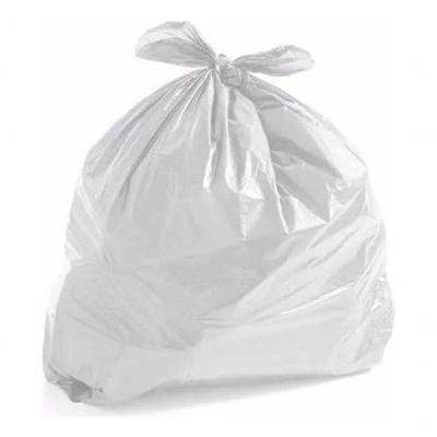 Sacos para Lixo Leitoso 100 Litros Normal (100 un) em Plástico Polietileno de Alta Densidade Branco