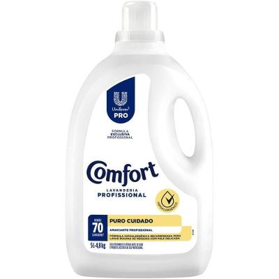 Amaciante de Roupas Concentrado Pro Lavanderia Puro Cuidado Galão 5L Comfort