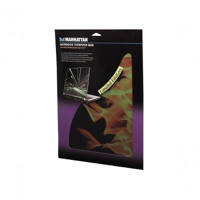 Adesivo para Notebook MH-475655 para Notebooks Até 17" com Fácil Aplicação e Remoção Preto Manhattan