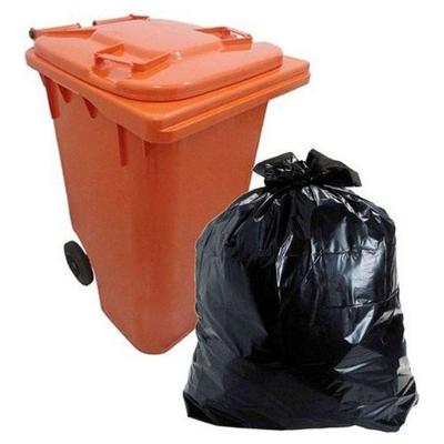 Saco para Lixo 300L Grosso Reforçado para Tambor e Lixeira com Rodas Preto Higipack