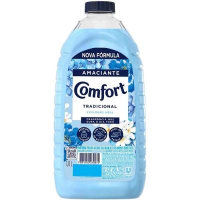 Amaciante de Roupas Diluído Explosão Azul Azul Perfume Prolongado 1,8L Comfort