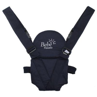 Canguru para Bebê Panda Até 15 kg de 02 a 18 Meses Azul Marinho OEM