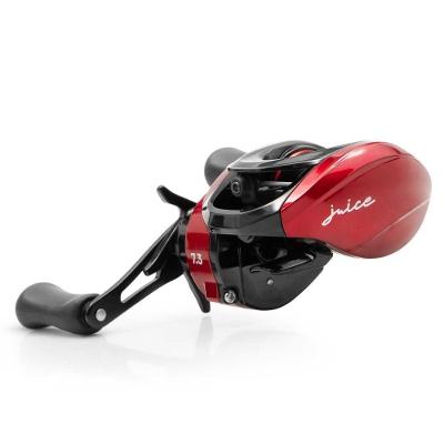 Carretilha Juice RH Red Drag 5kg Direita com 7 Rolamentos, Drag 5KG, Vermelho Maruri Fishing