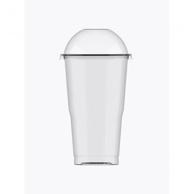 Copo Descartável Crystal Bello 300 com Tampa Bolha 300ML Transparente Caixa com 100 Unidades