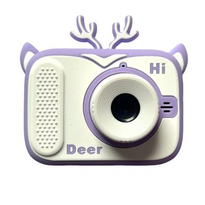 Câmera de Vídeo Digital Infantil Unicórnio Hd 1080p com Jogos Educativos Roxo OEM