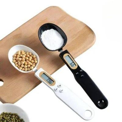 Colher Balança Digital Colher Medida Eletrônica para Ingredientes em Plástico com Display LCD
