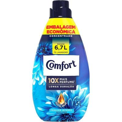 Amaciante de Roupas Concentrado Frescor Intenso 1,5 l com Perfume Encapsulado Comfort