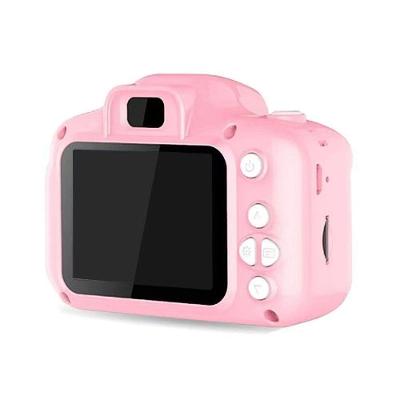 Câmera de Vídeo Digital Infantil Tx2372rosa 1080P com Lente Dupla Rosa OEM