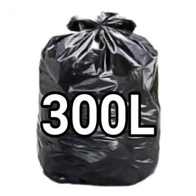 Sacos de Lixo 300 Litros Super Reforçado para Descarte de Resíduos Preto Higipack