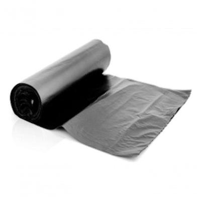 Saco para Lixo Saco Lixo 30 Litros 100 Unidades Preto 30L Polietileno Reciclável Higipack