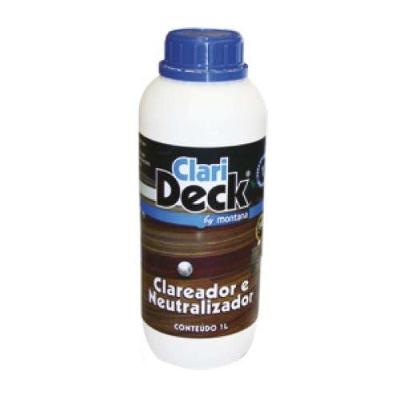 Clareador e Neutralizador de Madeira Clarideck 1L para Renovação de Superfícies Montana