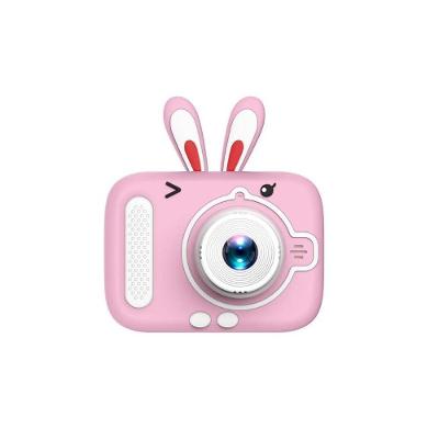 Câmera de Vídeo Digital Infantil Unicórnio 1080p com Molduras e Filtros Rosa