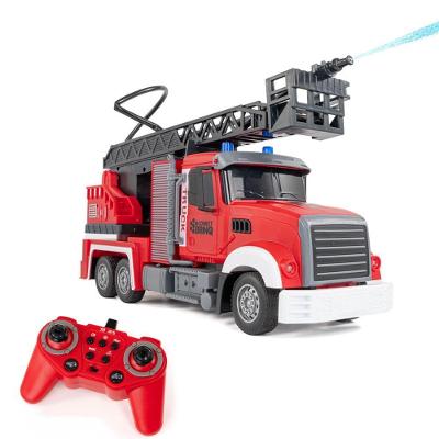 Caminhão de Brinquedo Controle Remoto CAR820 CAR821 CAR822 Jato de Água Som Realista Vermelho OEM
