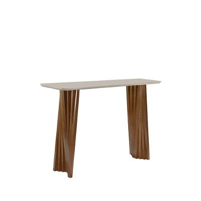 Aparador Itália MDF e Madeira Maciça 140CM Mel Tampo Laqueado Off White