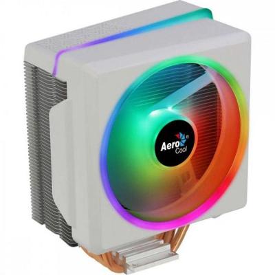 Cooler para Processador Cylon 4F Refrigeração a Ar PWM com LED RGB Branco Aerocool