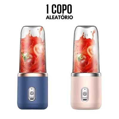 Mini Liquidificador Portátil OEM 1 Copo Ale 0 e 4 l 6 Lâminas para Suco de Alimentos e Leite 110V