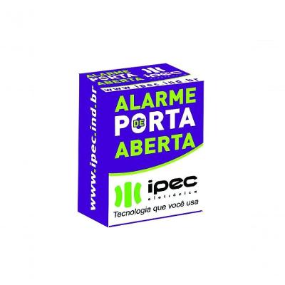 Alarme de Porta Aberta Alarme Ipec com Sirene Interna e Saída Auxiliar para 1 Acesso