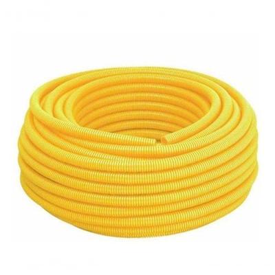 Conduíte Corrugado 3-4 25MM Rolo 50M para Instalação Elétrica Amarelo Higipack
