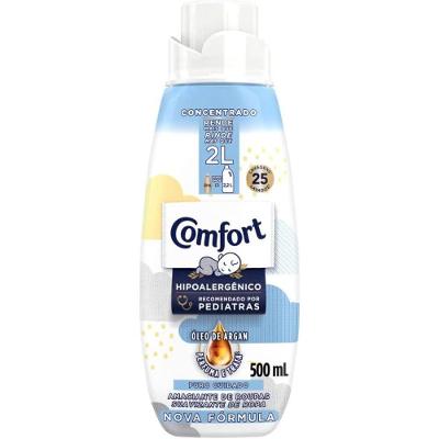 Amaciante Concentrado Puro Cuidado Hipoalergênico para Peles Sensíveis 500ML Comfort