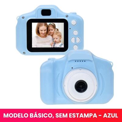 Câmera Infantil Digital Cachorrinho Gatinho com Vídeo em 1080P e Display de 2 Polegadas Rosa OEM