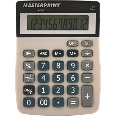 Calculadora Masterprint Mp1012 12 Dígitos Cor Cinza