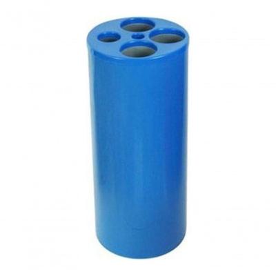 Dispensador de Copos com 5 Tubos Água Café e Palhetas Azul Higipack